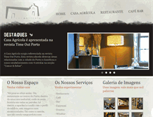 Tablet Screenshot of casa-agricola.com